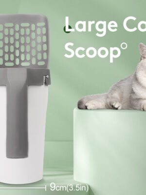 Kattspade med inbyggd påse